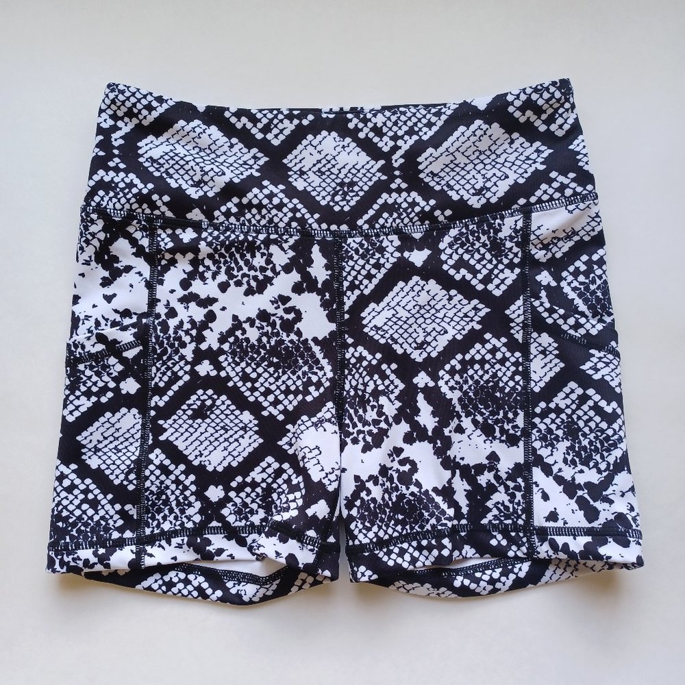 Senita Python Print Shorts